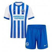 Camiseta Brighton Evan Ferguson #28 Primera Equipación Replica 2024-25 para niños mangas cortas (+ Pantalones cortos)